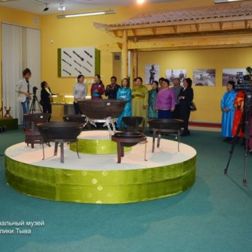 В музее состоялось открытие постоянной экспозиции «Мир тувинцев»