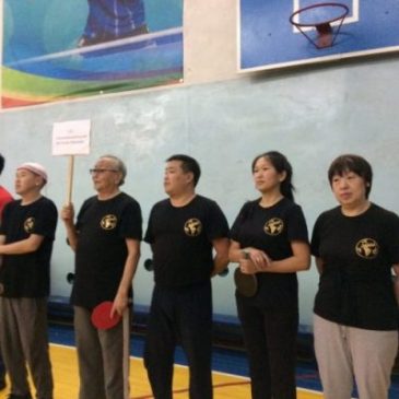 I место по настольному теннису