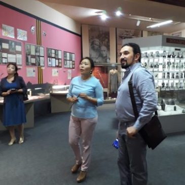 Гость музея Виталий Шанов