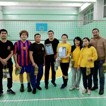 2 место в соревнованиях по волейболу