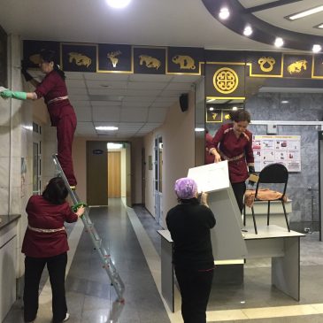 В НМРТ проходит большая генеральная уборка и ремонтные работы