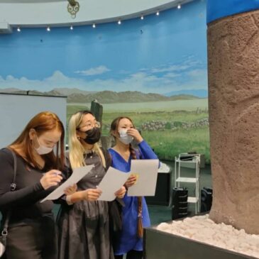 В филиале «Алдын Дошка» прошла лекция для студентов «Памятники древнетюркской письменности на территории Тувы»