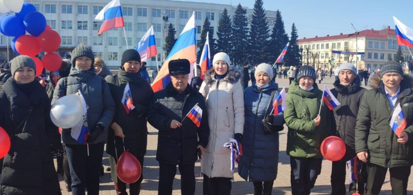 Сотрудники Национального музея РТ и филиалов приняли участие в митинг-концерте «Крымская весна»