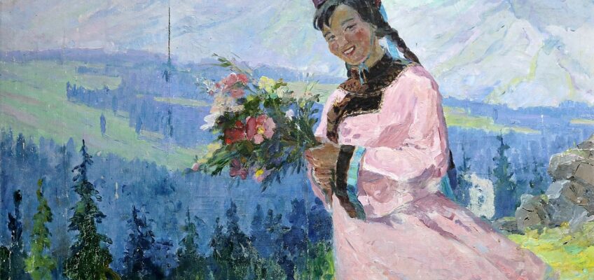 В Национальный музей Республики Тыва передан подлинник живописной картины Татьяны Евгеньевны Левертовской «Тувинка»